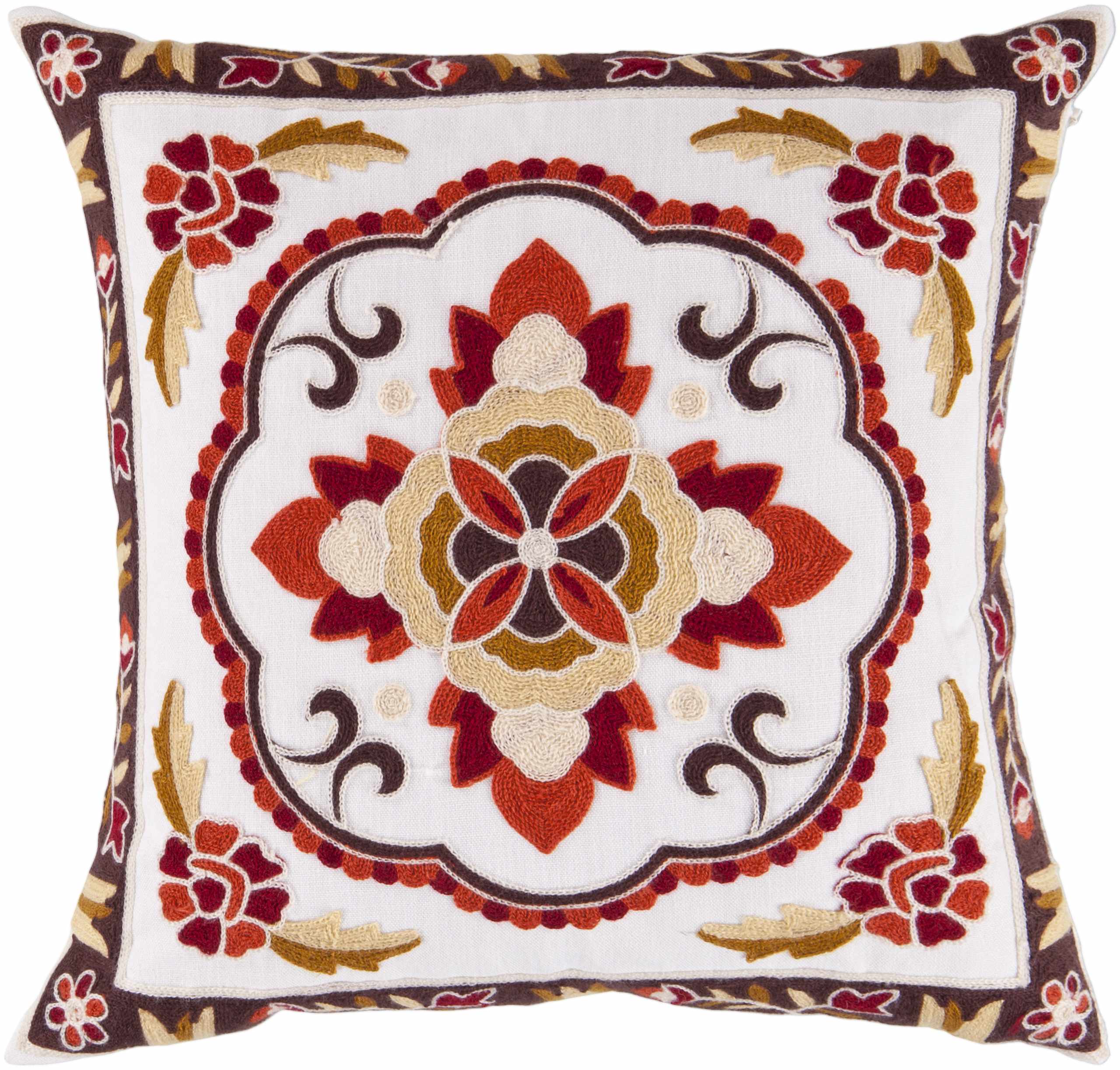 Elmaton Ivory Pillow Cover Woven 100% Polyester for Elegant Home Decor - Rosetta Creative Boutique